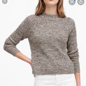 NEW Banana Republic Marled Mock Neck sweater